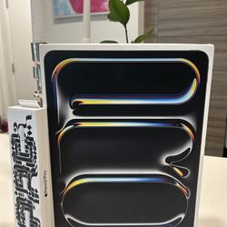 Apple iPad Pro 13-inch (M4) (2024, 7th generation) WiFi 256GB with Standard Glass - Space Black (w/ optional Apple Pencil Pro addtn’l $99)