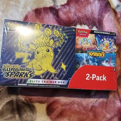 Pokemon Surging Sparks ETB And Booster Bundle