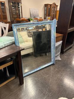 Mirror Rustic Painted Frame