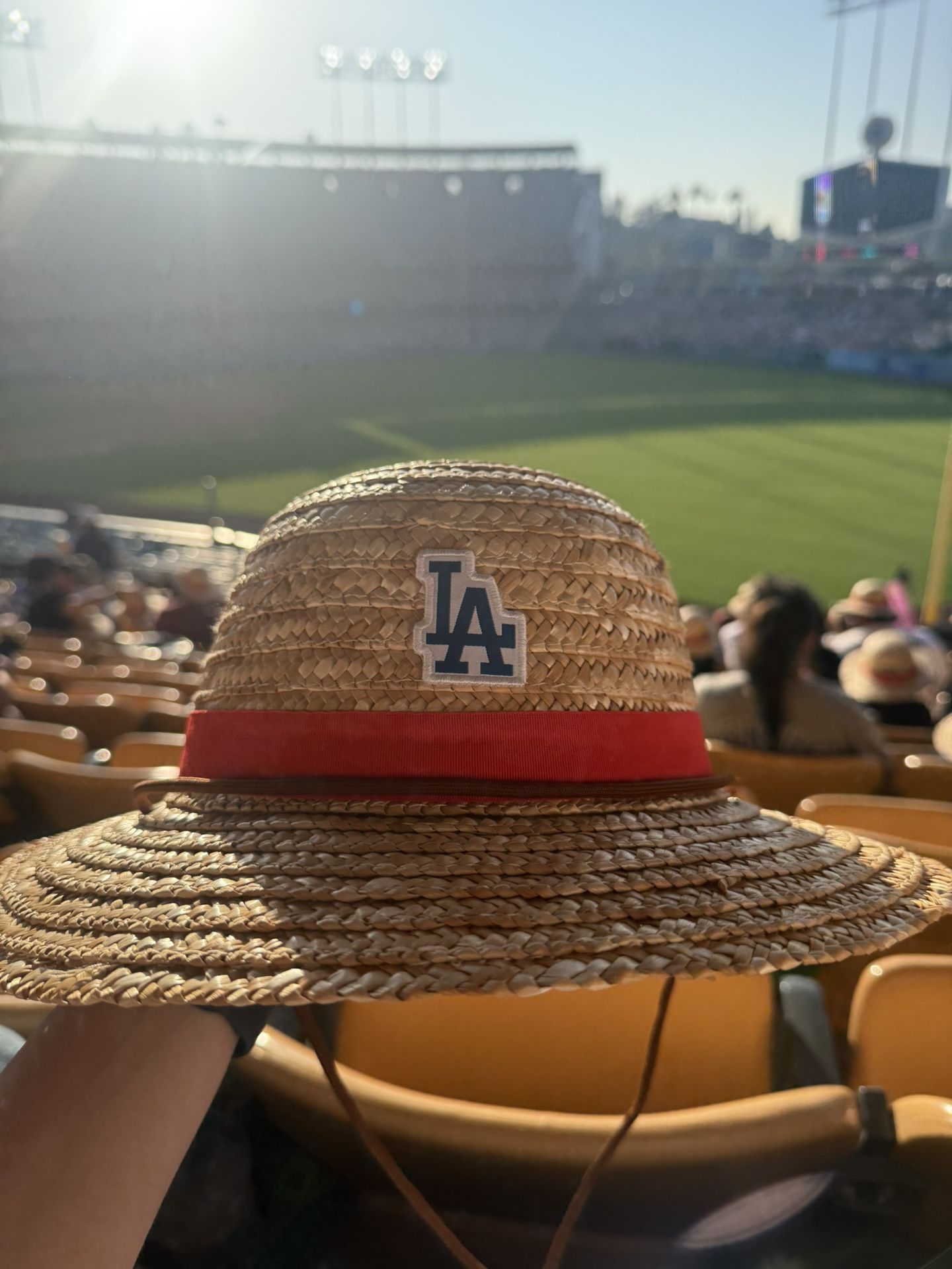 Dodgers X One Piece Straw Hat and Card