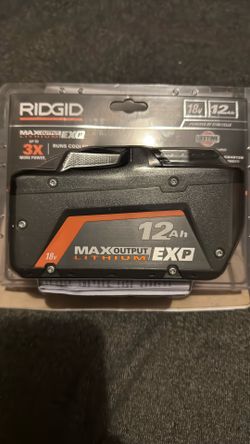 Ridgid 12 Ah EXP Max Output Lithium Battery