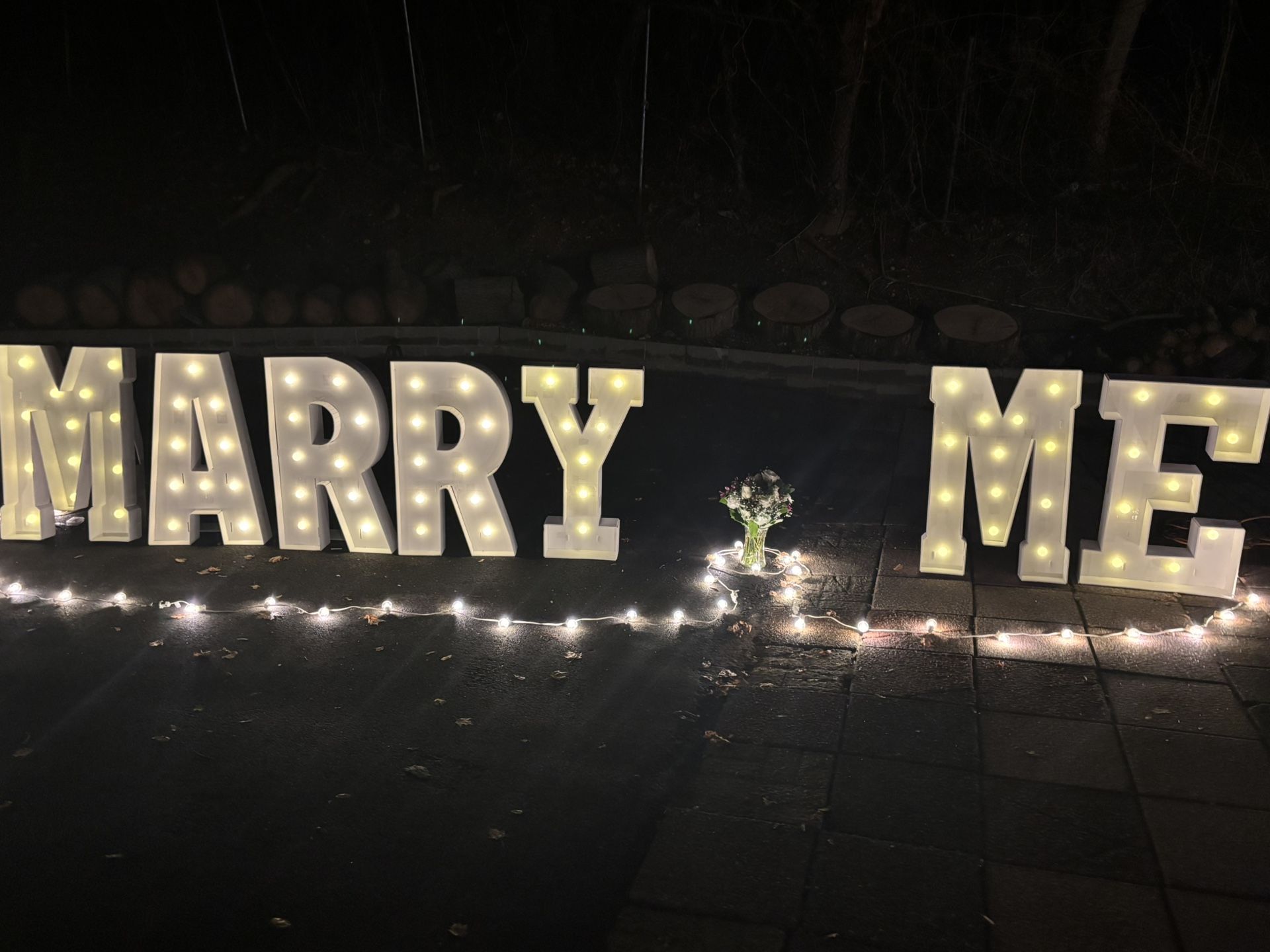 3 FT Marquee “Marry Me” Letter Lights