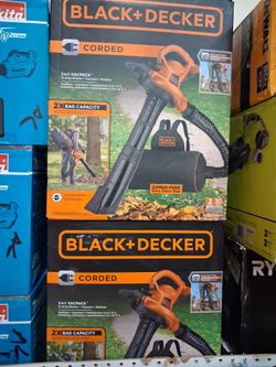 Black+Decker 3-in-1 Corded Leaf Blower Vacuum Mulcher