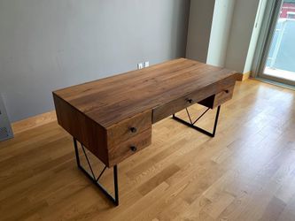 Crate & Barrel/ Hendrix  desk/ restoration hardware 