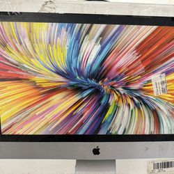 IMac with Retina 5K Display 27 Inch 5K Display 5120 By 2880 pixels  3.3GHz 6-core i5 with 12MB shared  (Turbo boost up to 4.8ghz) 512GB SSD Radeon pro