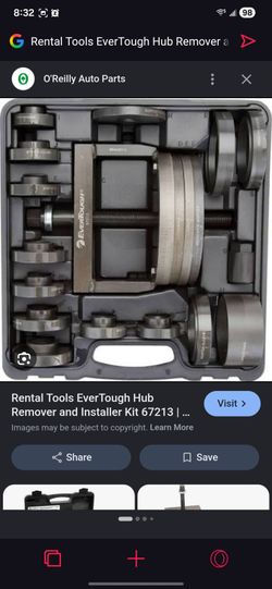 EverTough Hub Remover and Installer Kit - 67213