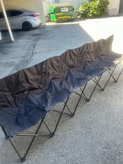 6 person team sports chair/bench
