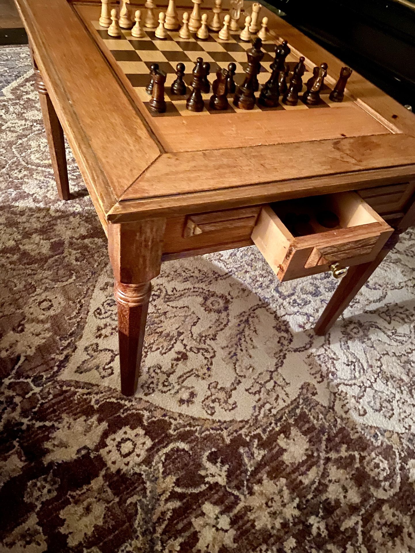 Vintage Chess Table