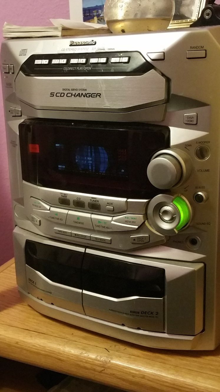 Panasonic home stereo system