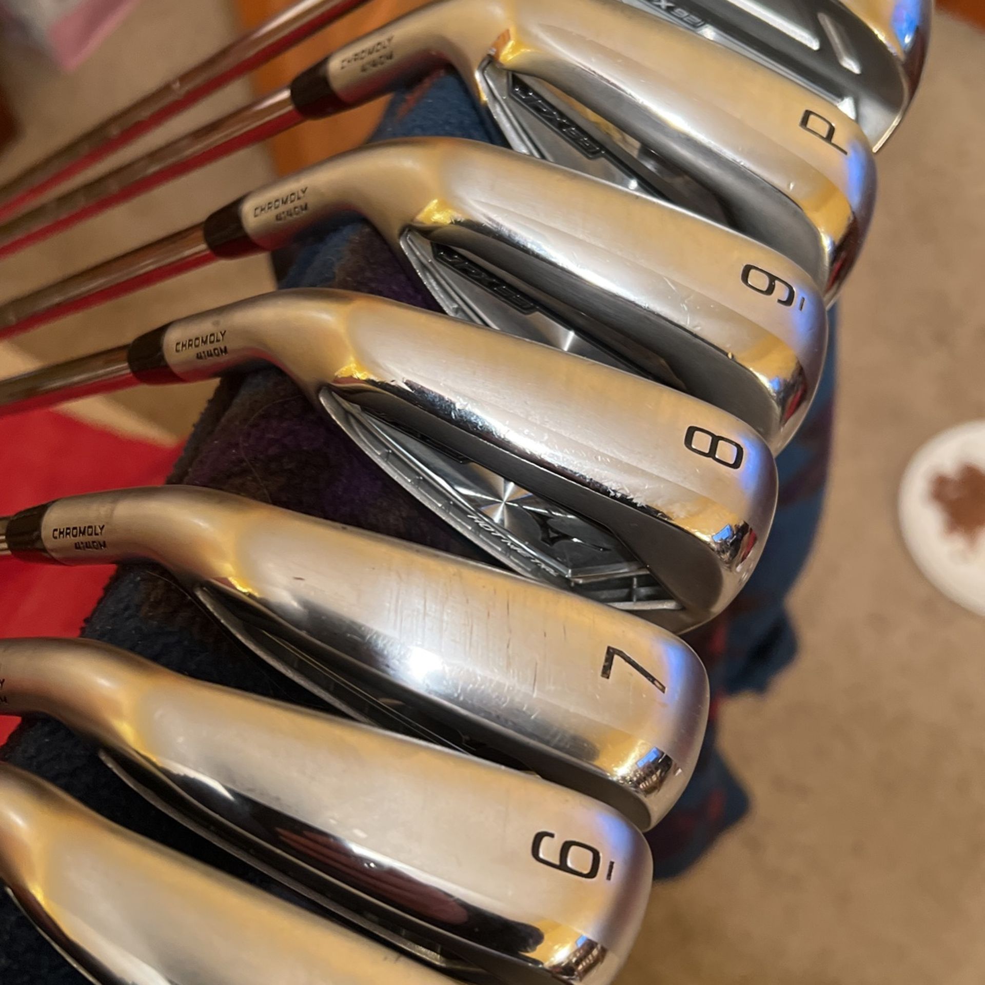 Mizuno JPX 921 Hot Metal Irons Golf Clubs Left Handed for Sale in