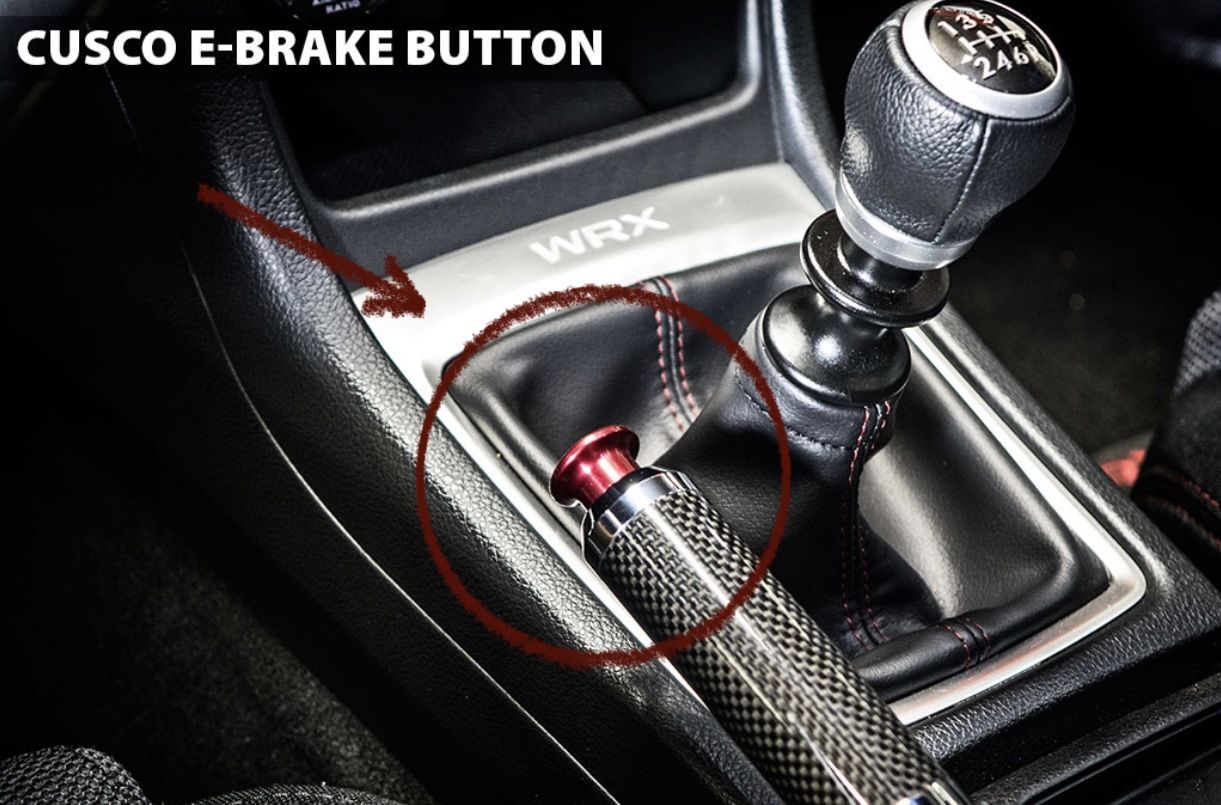 Cusco Silver Spin Turn Knob For E-brake/Handbrake (Drift Button) For Subaru: WRX, STI, BRZ. Scion: FRS. Toyota: GT86/GR86.