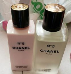 Chanel perfume used 3 x lotion new