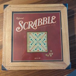 Parker Brothers SCRABBLE Board Game in Wooden Box Nostalgia Game Series  - New
