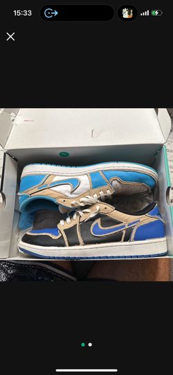 Black/Navy Blue- White/Light Blue (UNC/Duke) Nike Shoes