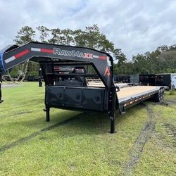 Rawmaxx 8.5 × 44 Gooseneck Car Hauler Trailer 21k