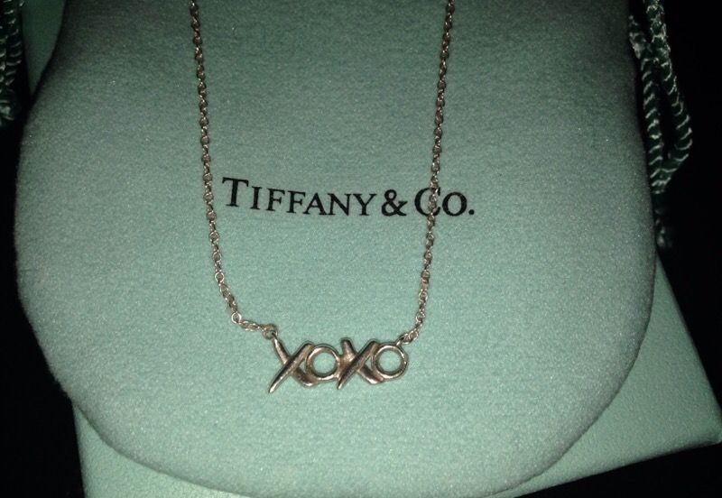 Tiffany "xoxo" necklace