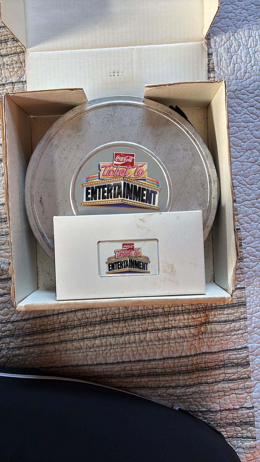 Coca Cola Ticket To Entertainment Trade Sell-In Kit With Clock