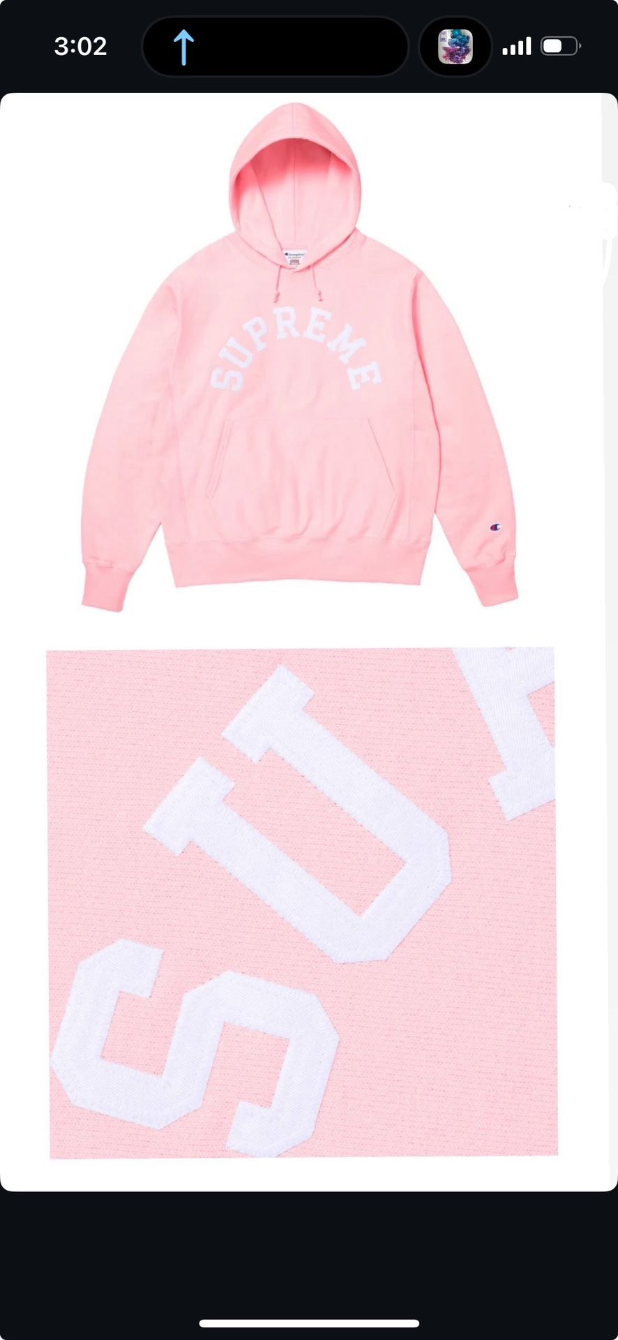 Pink SUPREME Sweatshirt 