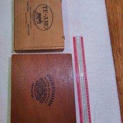 Empty Vintage Cigar Boxes