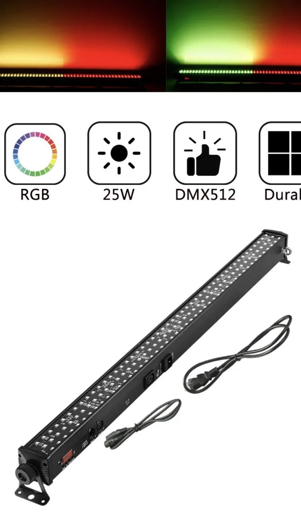 Dj Party Led Bar 2 Pc Set New