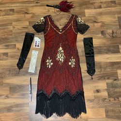 Flapper Costume Size Small
