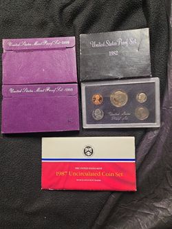 US Mint Proof & Uncirculated Coin Sets Lot