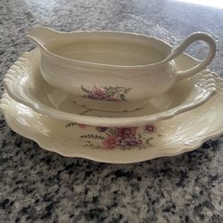 Vintage china set the "Virginia Rose" by Homer Laughlin 