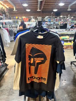 MFDOOM black t shirt new Streetwear hip hop