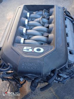 2014 Ford Mustang 5.0 Complete Engine V8  And Transmission Harness ECU Parts Available 