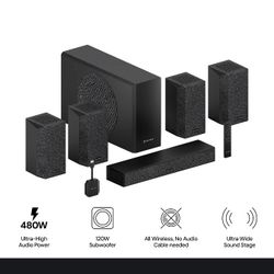 Valerion Visionmaster 5.1.2 Dolby Atmos Home Cinema Speakers With Center Channel Speaker And All  Stands