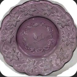 Princess House☆ Fantasia☆ Amethyst ☆ Crystal☆ 4pk 8" Plates