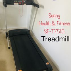 Treadmill By Sunny Health &  Fitness - Like New
