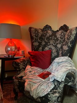 Vintage wingback chair