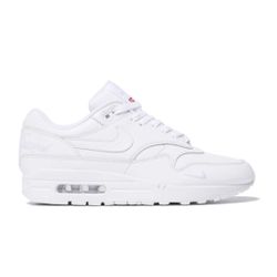 Supreme x Nike Air Max 1 Triple White Size 9.5 