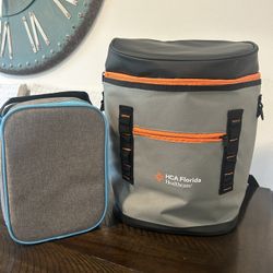Never Used Lunch Box And Cooler Back Pack 