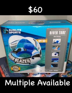 New River Tubes with Detachable Sun Canopy