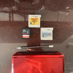 OG 3DS FLAME RED *DESCRIPTION*