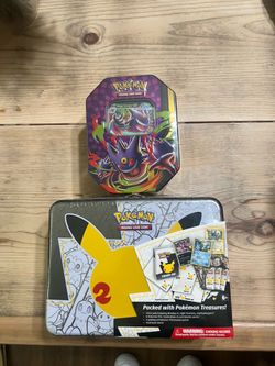 Pokemon Mega gengar moonlit tin and celebrations collector chest