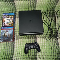 Jet Black Sony PlayStation 4 Slim 1tb 