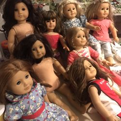 8American girl dolls all proceeds to charity