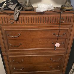 5 Drawer  Wooden Dresser  Price Negotiable 