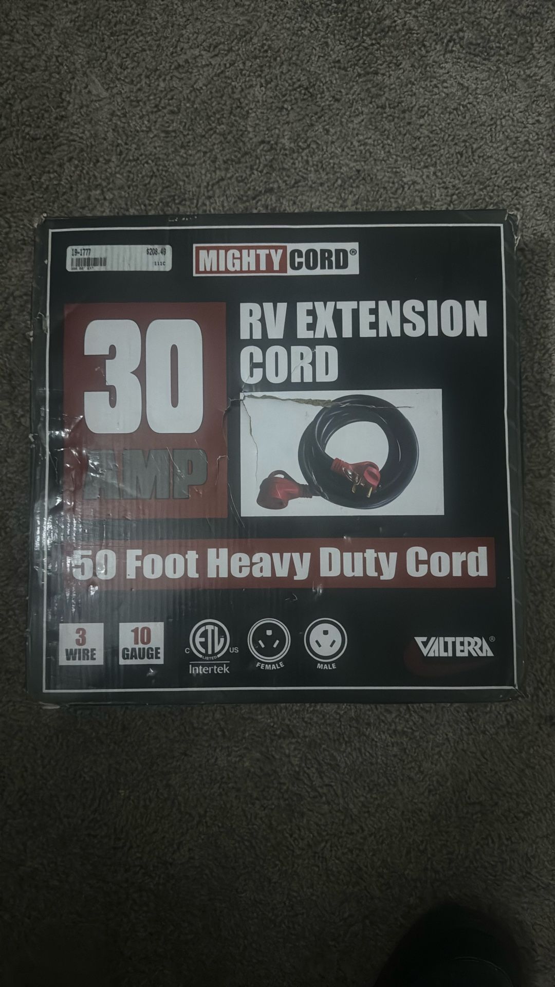 Rv Extension Cord