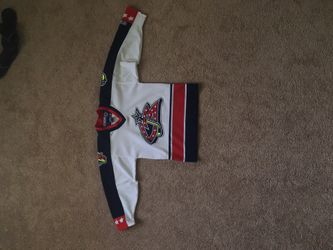 Authentic On Ice Youth Blue Jackets Jersey Boys Small/Medium - (S/M)