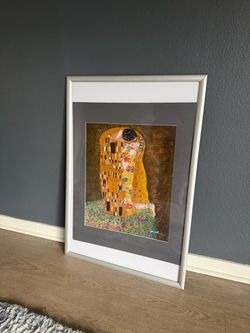 Klimt 'The Kiss' Framed Art Print