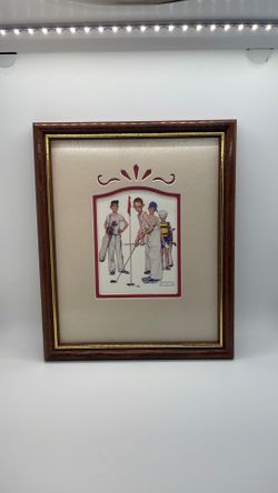Norman Rockwell framed art