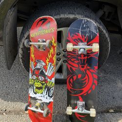 Two Skateboards