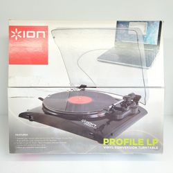 ION Audio PROFILE LP Conversion Turntable Vinyl To CD/MP3/iOS Record Player
