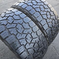 only 2 used tires Lt35x12.50r22  Toyo AT111 Open Country  $199.00 both FIRM PRICE, FIRM PRICE 