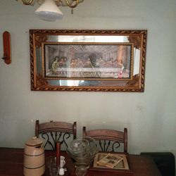 Last Supper Gold/Brass Embossed 