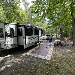 RV Camping Rug Brown/Beige 8' x 20'